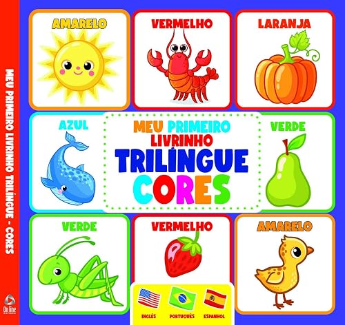 Meu Primeiro Livrinho Trilíngue - Cores
