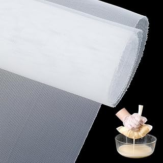 BENECREAT 80 Mesh Nylon Mesh Filter, 2.2 Yards Printing Fabric Mesh, Woven Net Sheet Filter Cloth for Paint Home Brewing Gardening