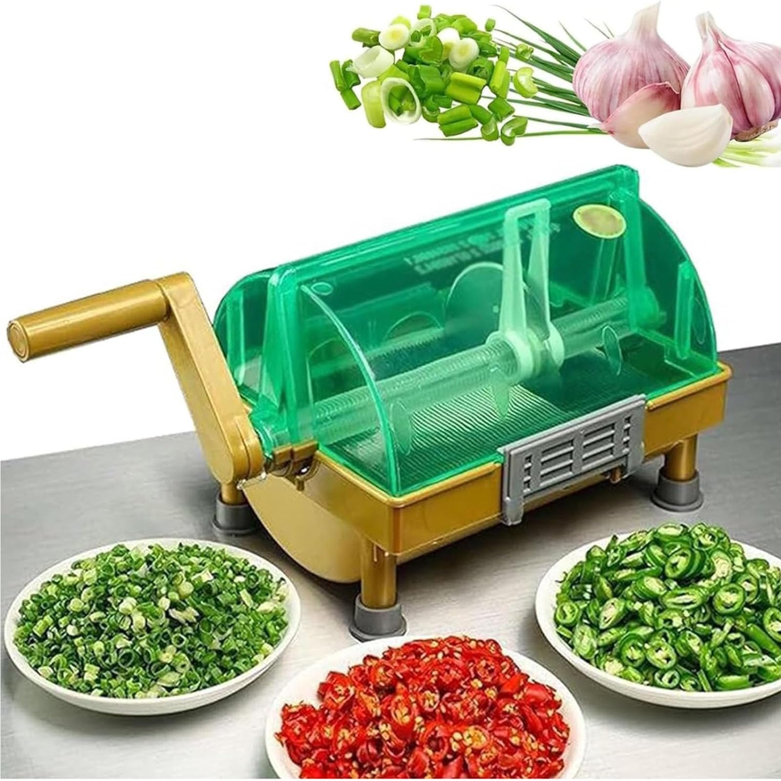 Affettatrice Manuale Professionale Per Cipollotti, Ideale Per Ristoranti E Locali, Con Capacità Di 0,5 Kg Per Utilizzo Singolo, Taglio Uniforme. Perfetta Per Chioschi Alimentari, Negozi Di
