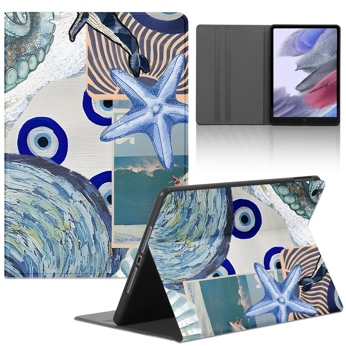 ebestStar - Cover per Huawei MediaPad M5 Lite 10.1, Custodia Protezione Flip Magnetica, Slim Case Sottile Pelle PU, Nero
