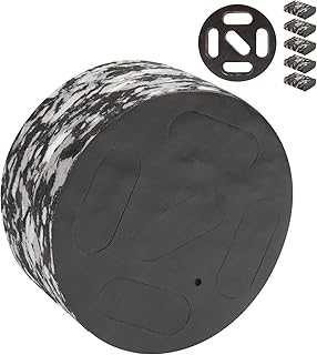 FRESH SPEED 4-Inch (100mm) Round Air Vent Duct Foam Soundproofing Silencer with 5 Removable Segments for HVAC Ventilation Noise Reduction and Airflow Regulation