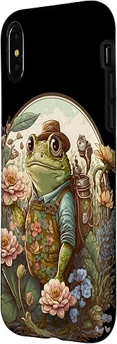 Miniatura 5 de Funda gráfica para iPhone 1212 Pro con diseño de rana floral y diseño de rana para niñas y mujeres