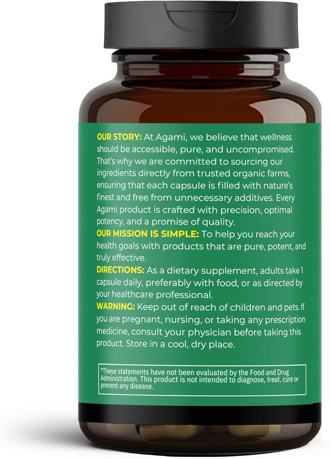 Agami Moringa Capsules | 4 Month Supply | Natural Energy & Joint Support | 8000mg Strength | Daily Greens Superfood | Moringa Oleifera | Skin Health Support | 120 Capsules - Image 8