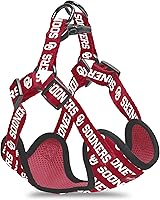 Vista 6 de Arnés para perro con licencia oficial de la NCAA, ajustable, cómodo, resistente y de larga duración, gran idea de regalo