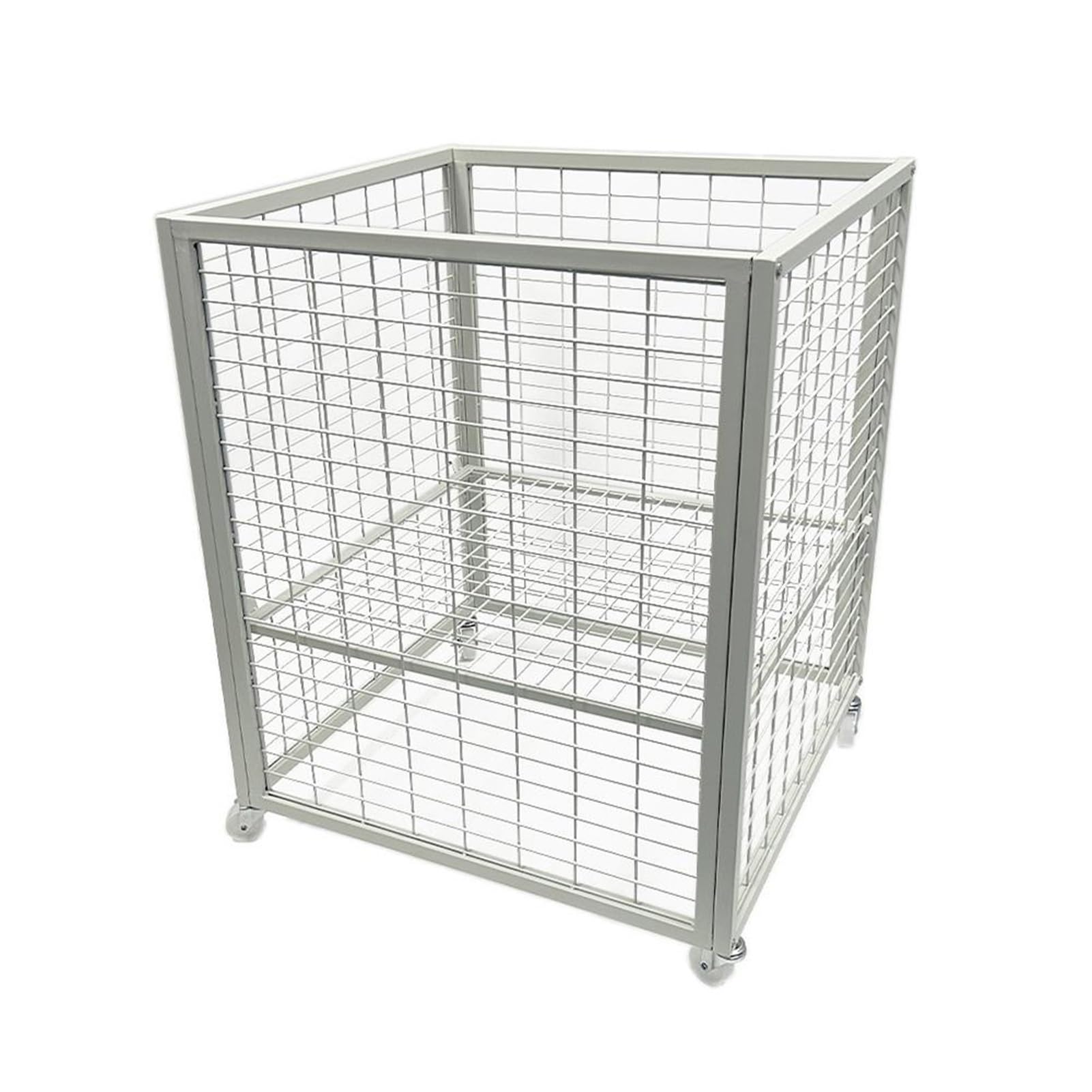 Meuble support de rangement à roulettes pour oreillers et linge de maison 80kg