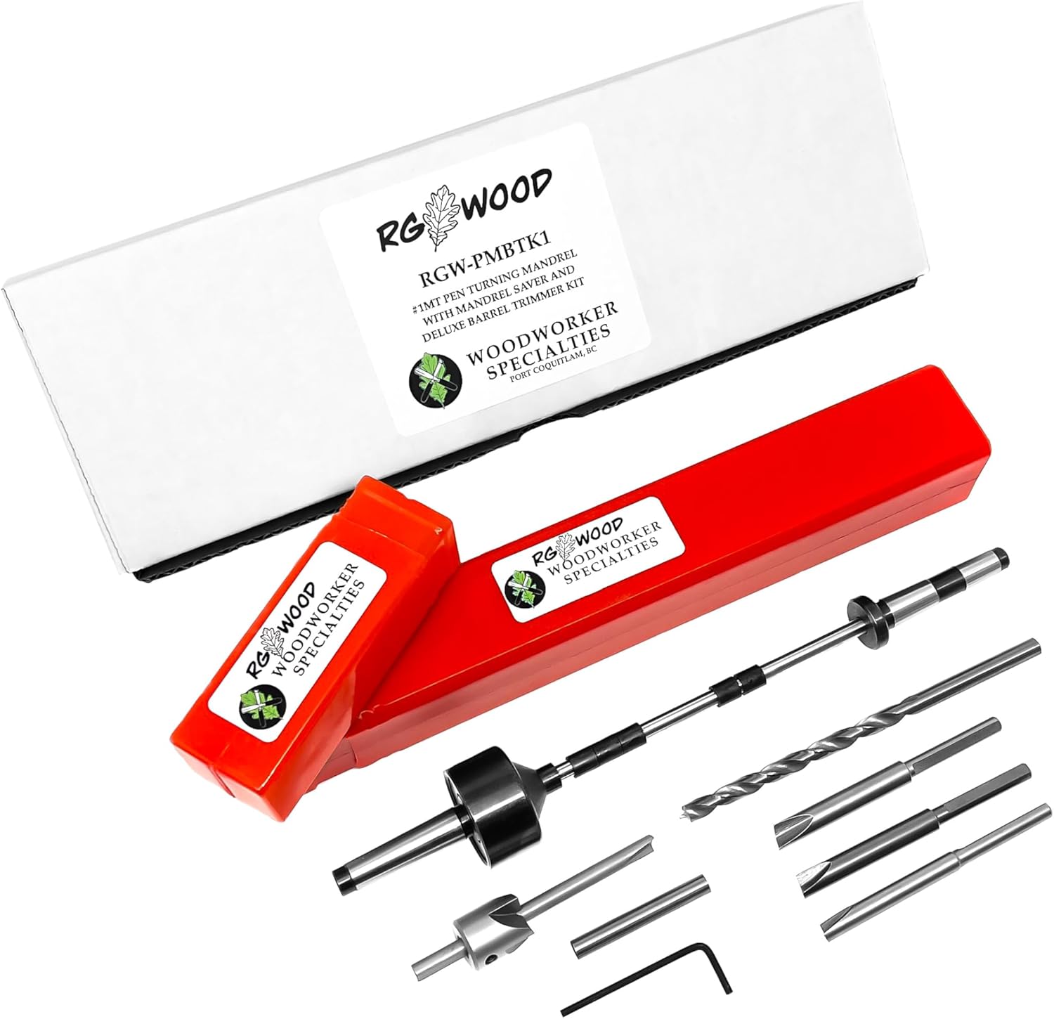 #1MT Pen Turning Mandrel and Deluxe Barrel Trimmer Kit