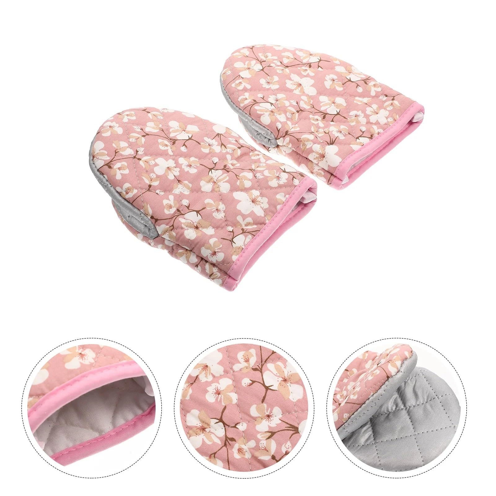 Gants de Cuisine Anti-Taches, 2 pièces, résistants à la Chaleur, pour la pâtisserie, la cheminée et Les grillades.