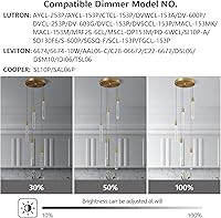 Vista 106 de Kitchen Island Lighting Modern Light Fixture Kitchen Island Pendant Light Dimmable LED Chrome Mini Pendant Lighting Dinning Room Living Room Chrome