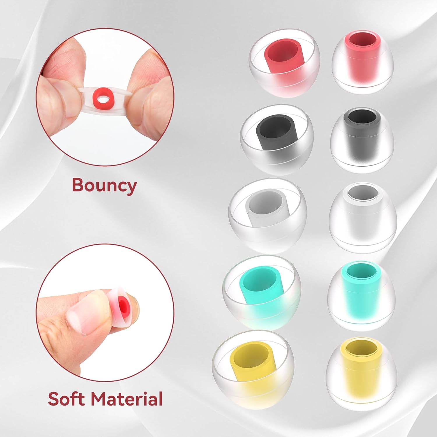 kz zs10 pro Gaming Earbuds Headphones and 5 Pairs kbear 07 Ear Tips