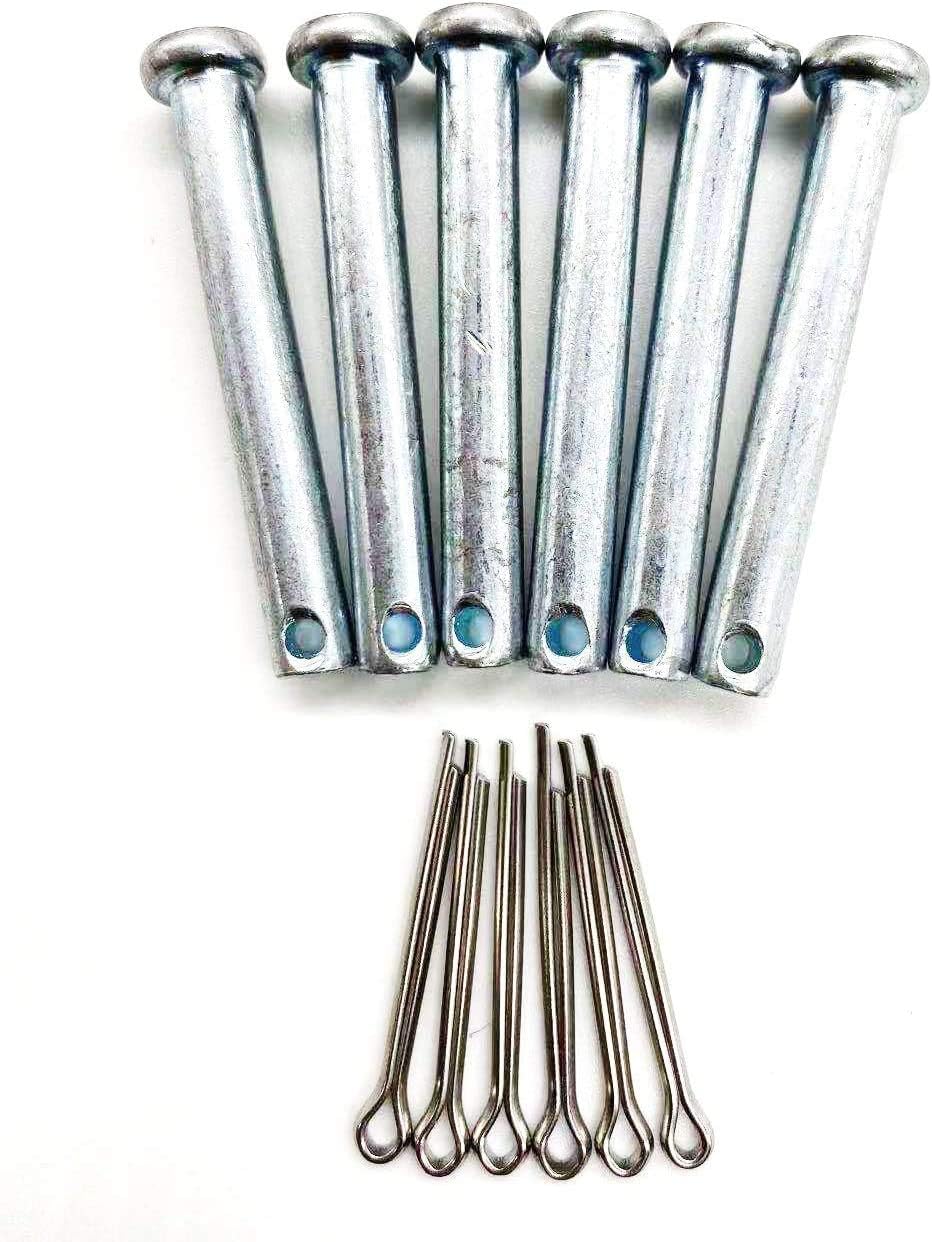 fascinatte Shear pins (6 Pack) for Simplicity Snapper snowblowers/Thrower 703063 1668344 1686806YP,