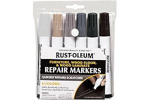 Rust-Oleum Furniture and Multi-Surface Markers for Quick and Easy Repairs, 6 Count