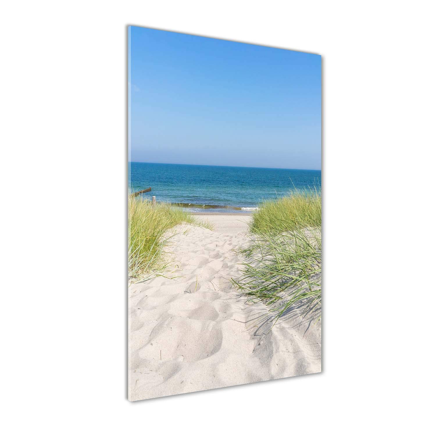 Mural art paysage bleu plexi pour habiller mur blanc
