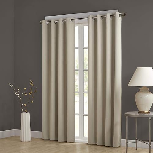 Comfort Spaces Par de cortinas opacas con ojales en la parte superior, reducción de ruido, con aislamiento térmico de eficiencia energética, para