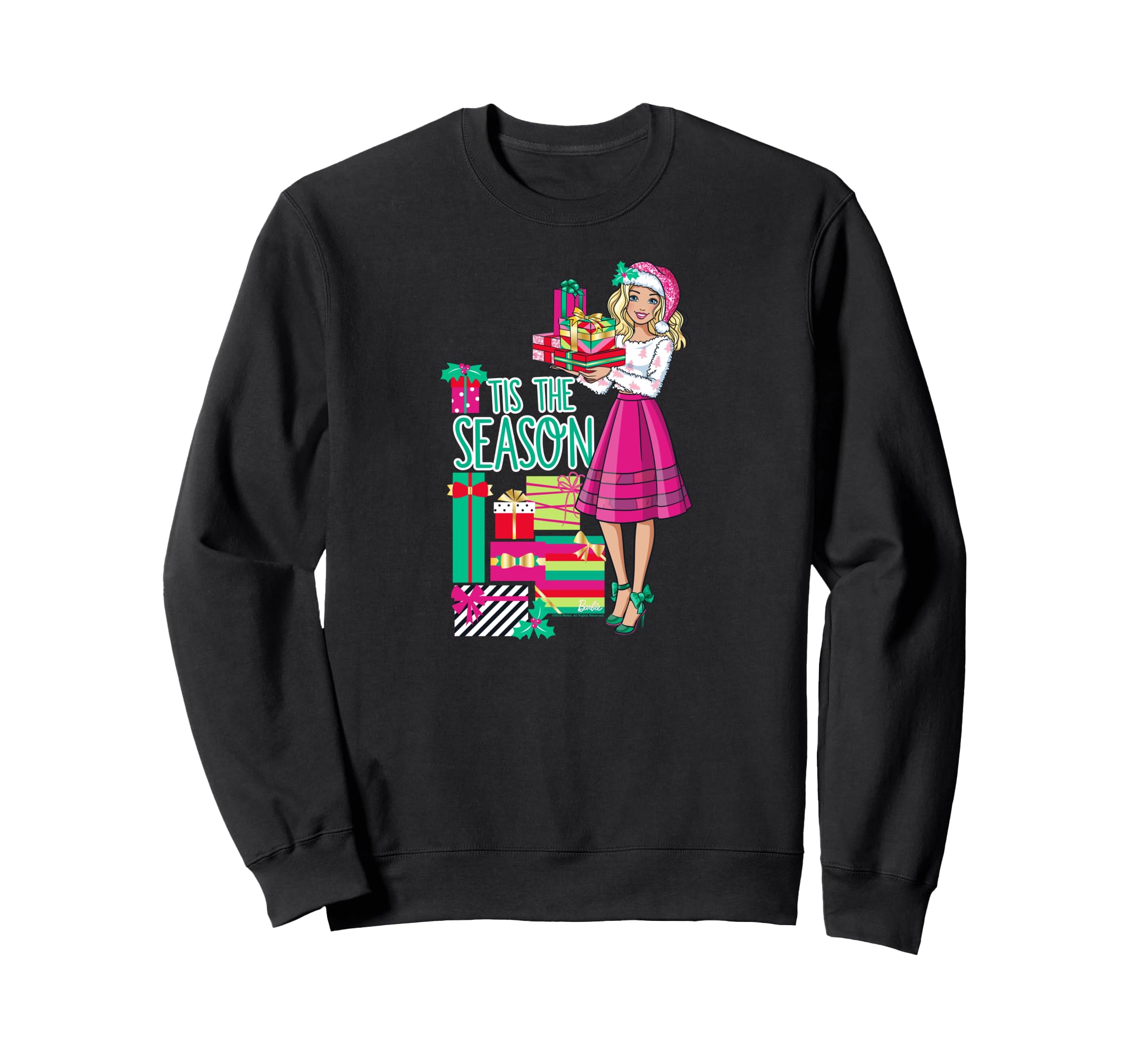 Sweatshirt Barbie Christmas fini le froid avec ce pull festif doux - 2