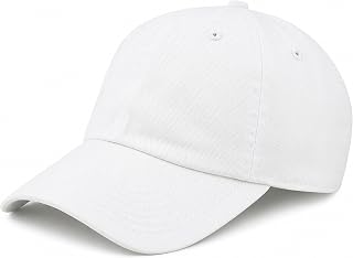 Cotton Baseball Cap Dad Hat – Washed Low Profile Adjustable Hat for Men Women Casual Outdoor Running Golf