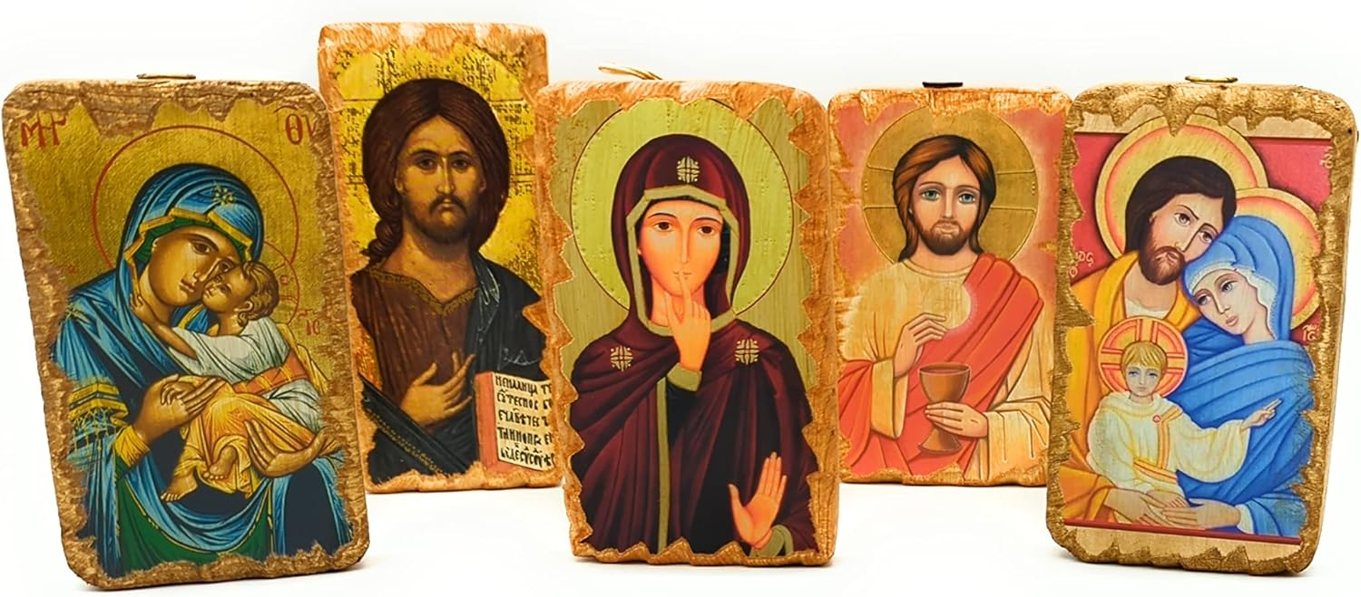 Rosario Di San Charbel Artigianale - Grani Colorati Con Madonna Miracolosa - Foto 12