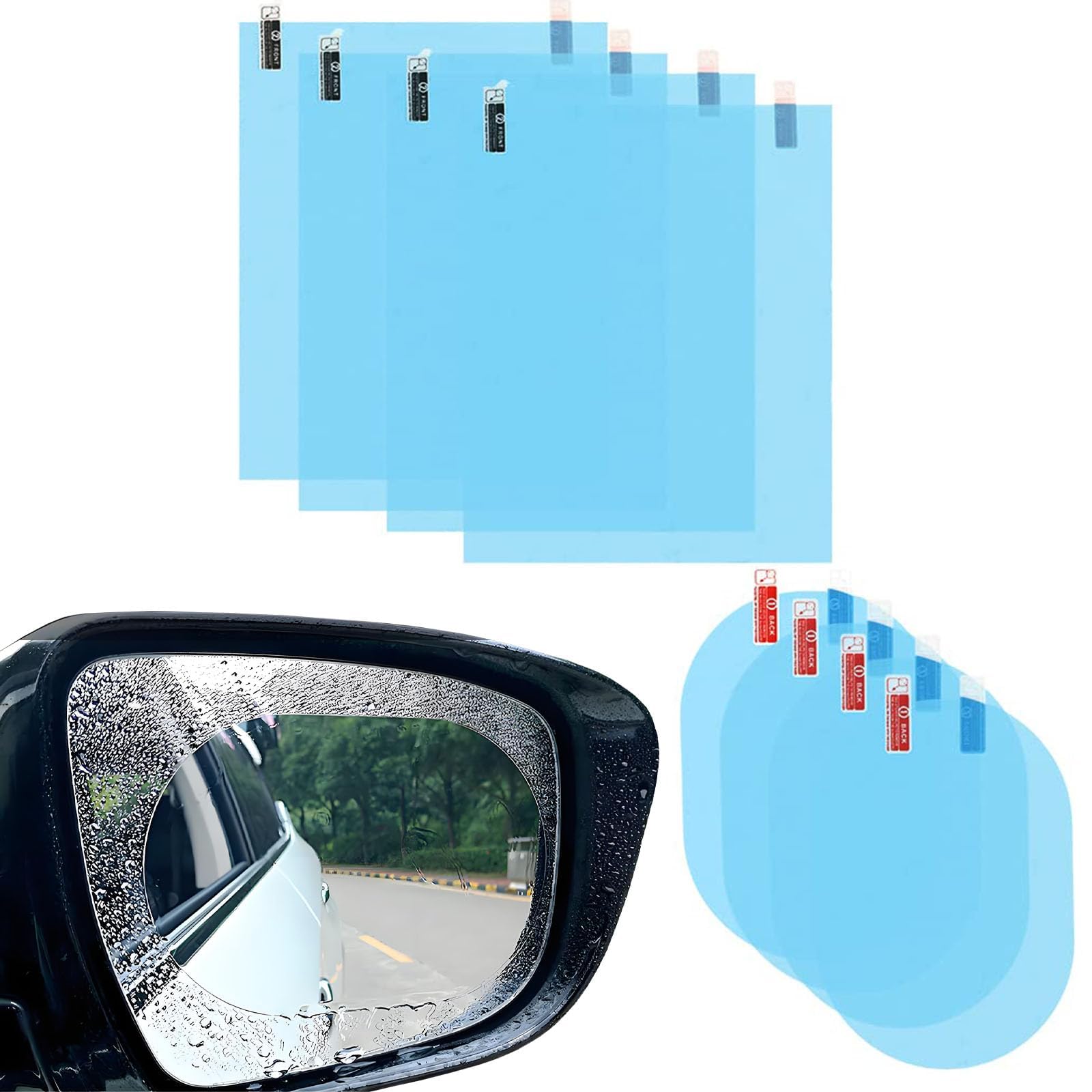 DYYMXFW Car Rearview Mirror Rainproof Film for XPENG G6, Easy Installation Anti-water Car Rearview Mirror Sticker