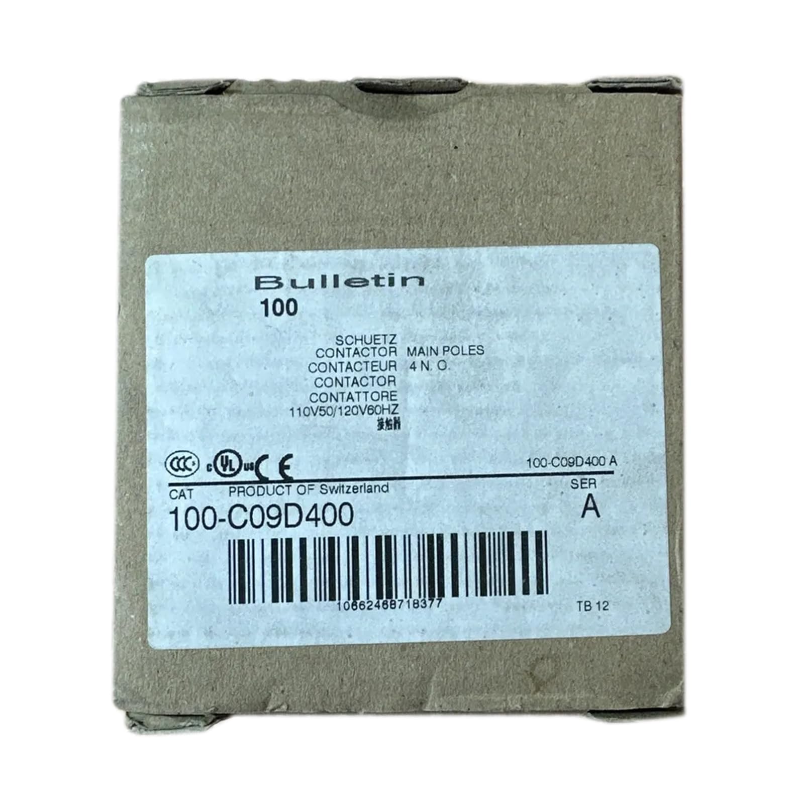100-C09D400 appareillage relais 100C09D400 neuf certifié garanti 1 an