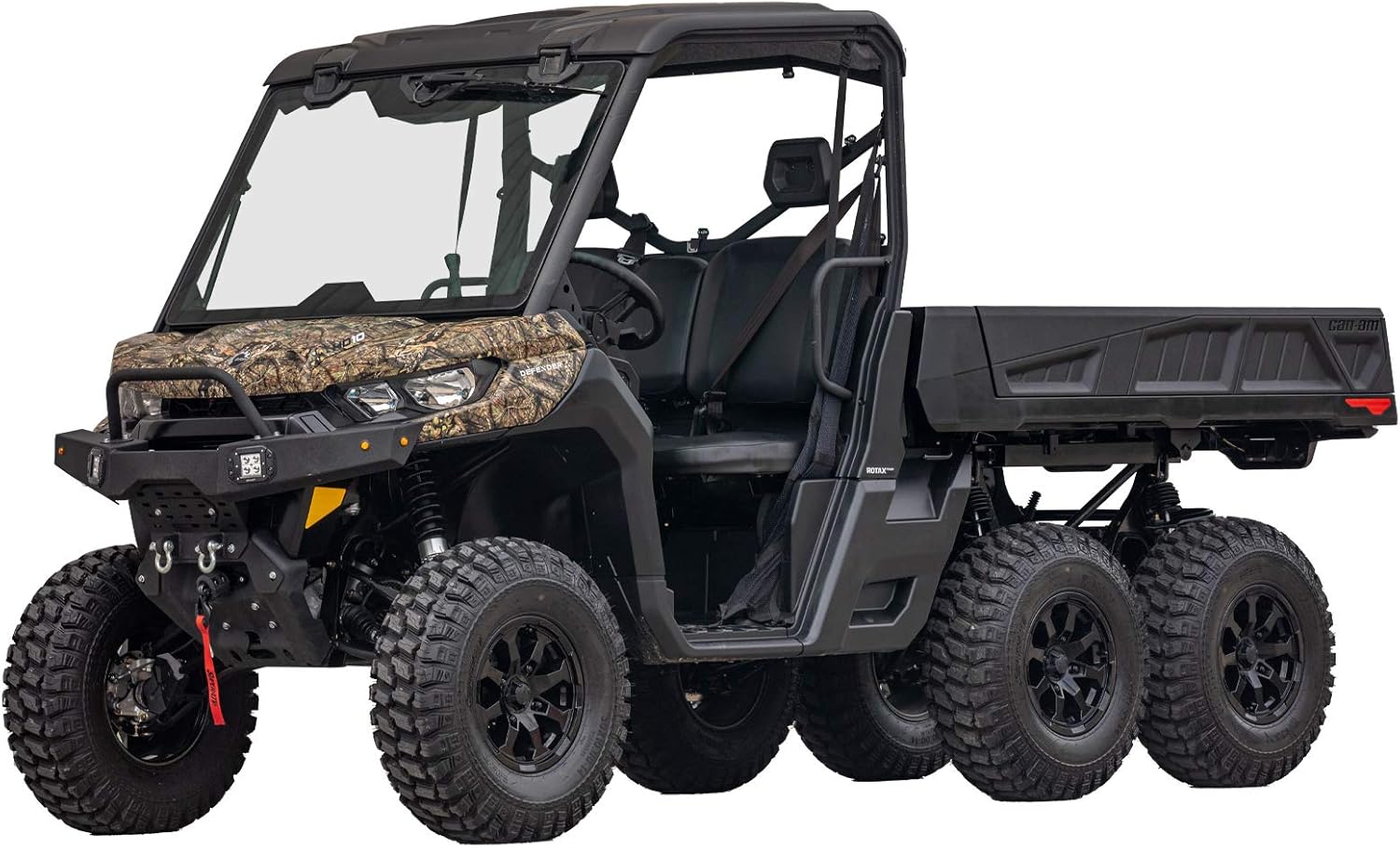 SuperATV 3" Lift Kit for 2020+ Can-Am Defender HD 10 6x6 | CNC Milled Billet 6061 Aluminum Spring Spacers | Run up to 27" Tires