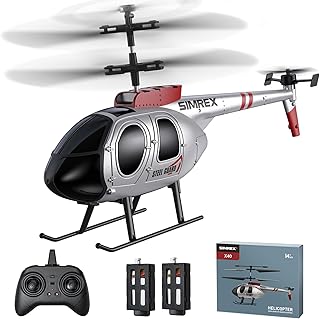 SIMREX Remote Control Helicopter for Kids, 2 Speed Mode With 20Mins Flight, Helicopter Toy Drone, Altitude Hold, Toys for Boys And Girls, The Best for Children