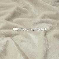 Vista 19 de PHF - Juego de funda de edredón de terciopelo auténtico tamaño individual, juego de funda de edredón ultra suave y transpirable de 2 piezas