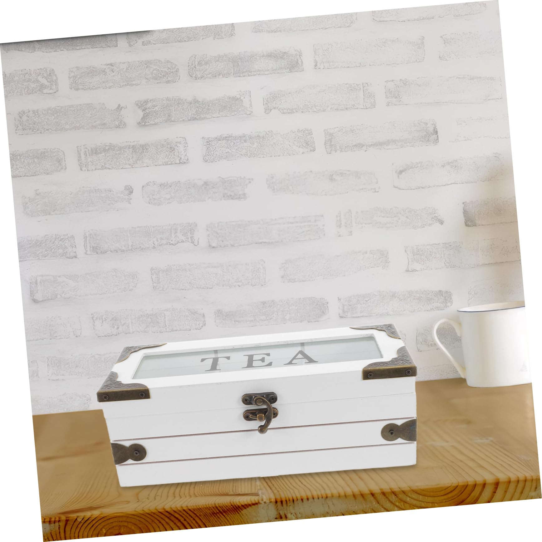 Holz Teebeutel Aufbewahrungsbox Mit Fächern Multifunktions Snackbox Für Teebeutel Und Zuckerpäckchen Platzsparender Organizer Für Küche