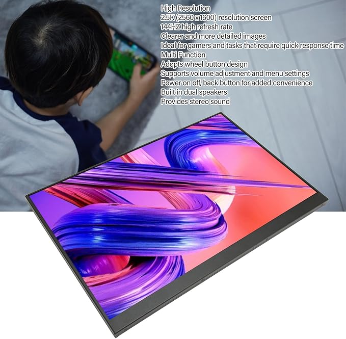 Monitor Portátil 16 Pulgadas 2.5K 144Hz miniatura 3