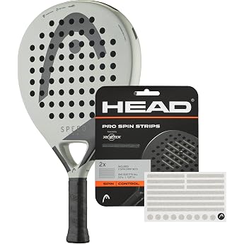 Padel Bundle - Head Evo Speed 2025 & Rezztek Pro Spin Strips For padel rackets bundle for maximum spin and optimal control