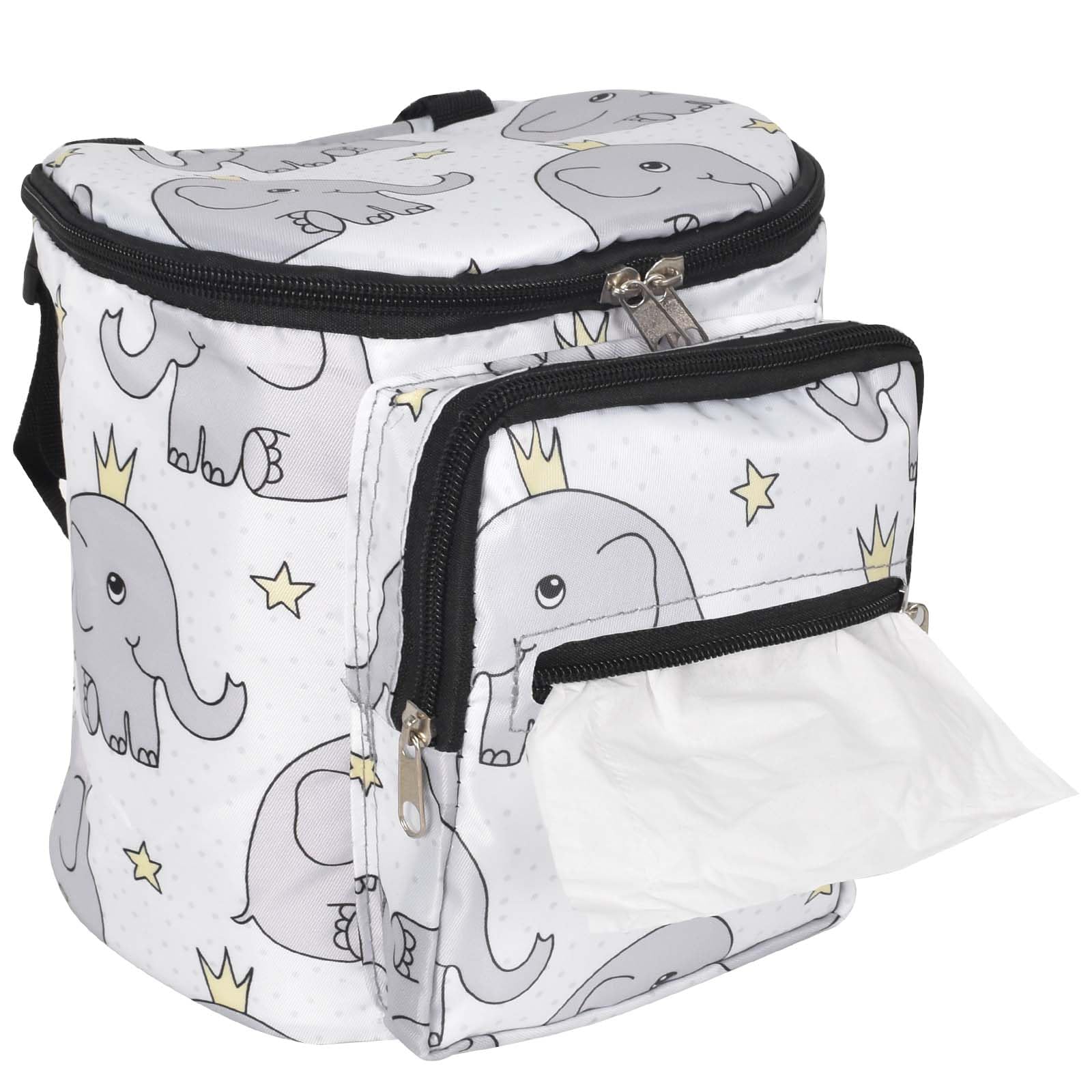 Borsa Organizer Universale Per Passeggino, Uggy Storage Bag, Borsa Passeggino Borsa Organizer, Multifunzione Borsa Cambio Neonato, Borsa per neonati per Biberon, Pannolini, Giocattoli (Style A)