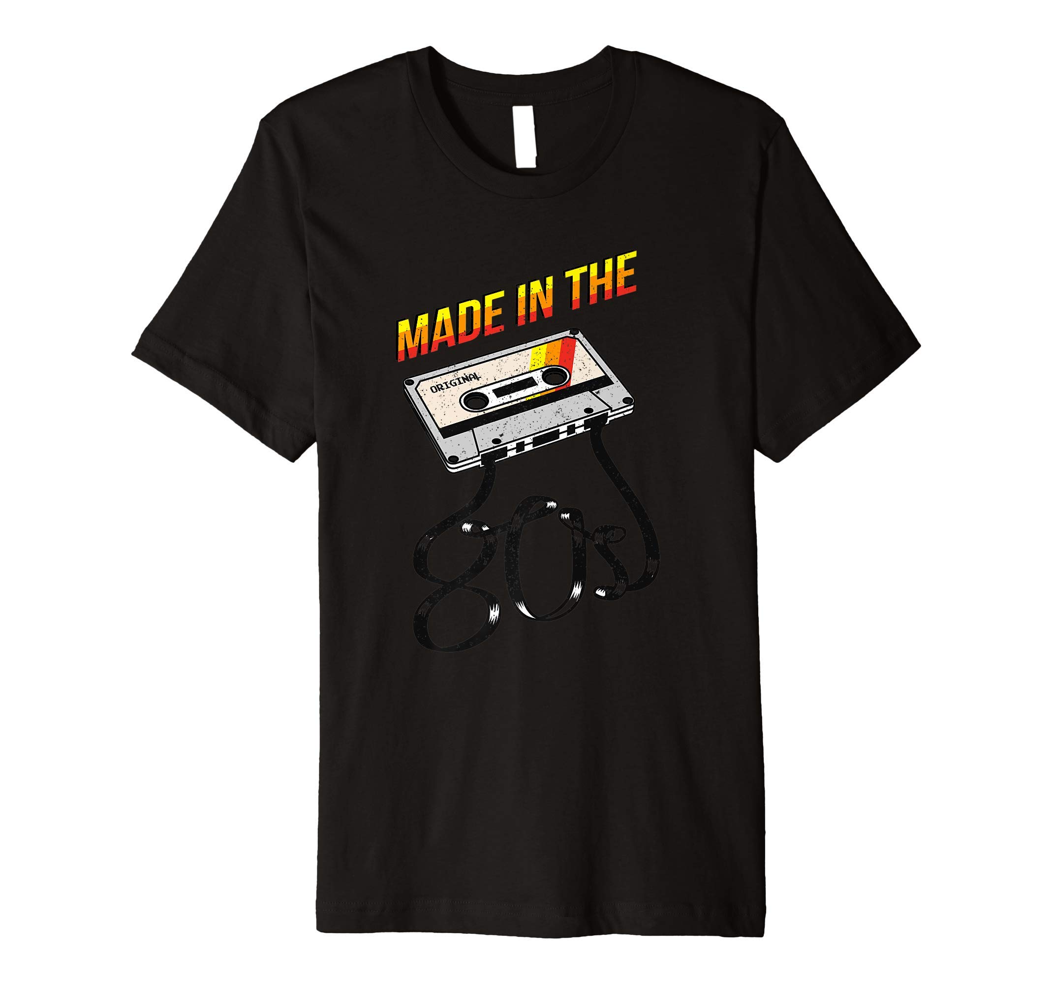 Made in the 80s, retro, vintage 1980s, cassette, classic Premium T-Shirt