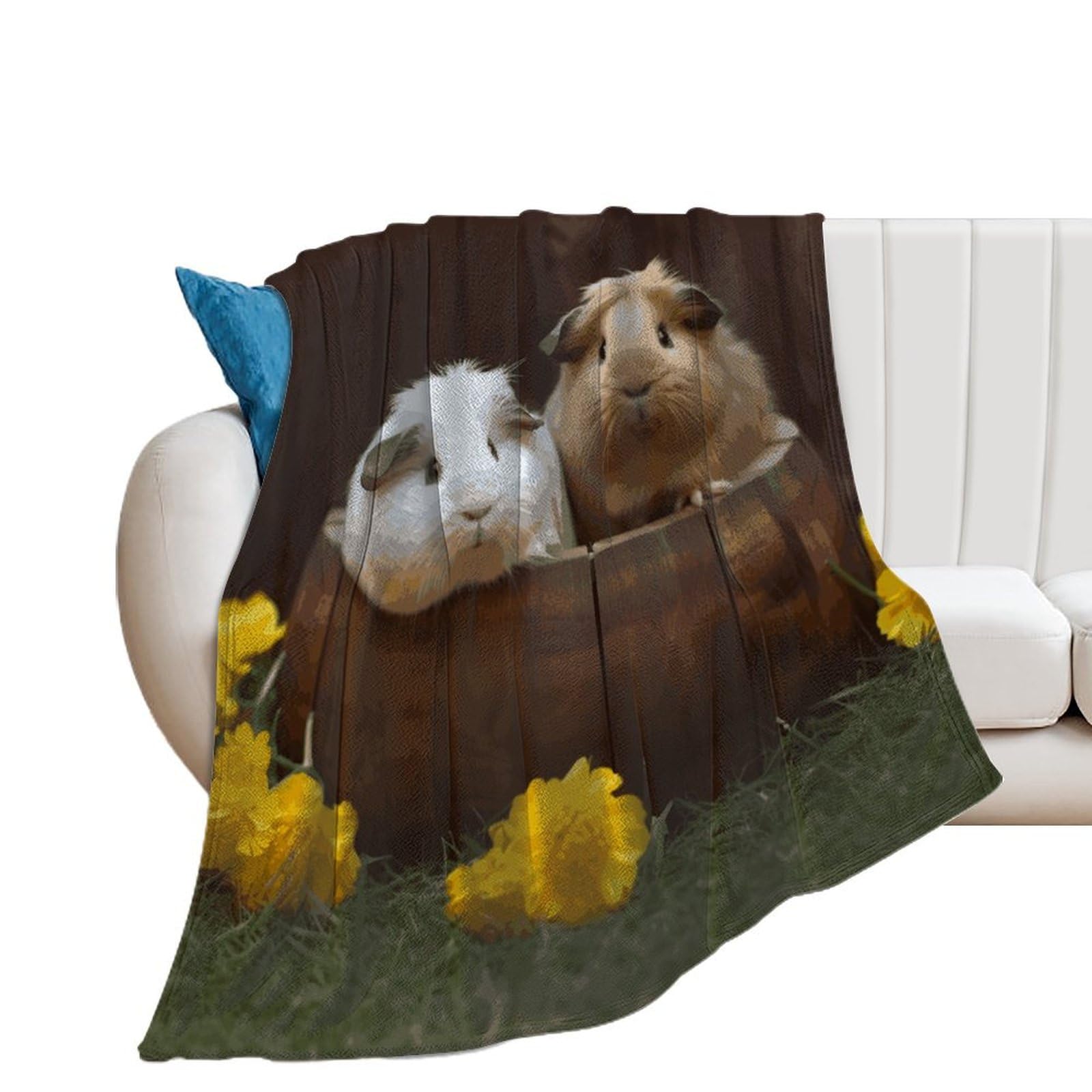Couverture cochons d'Inde douce pour un cadeau femme original