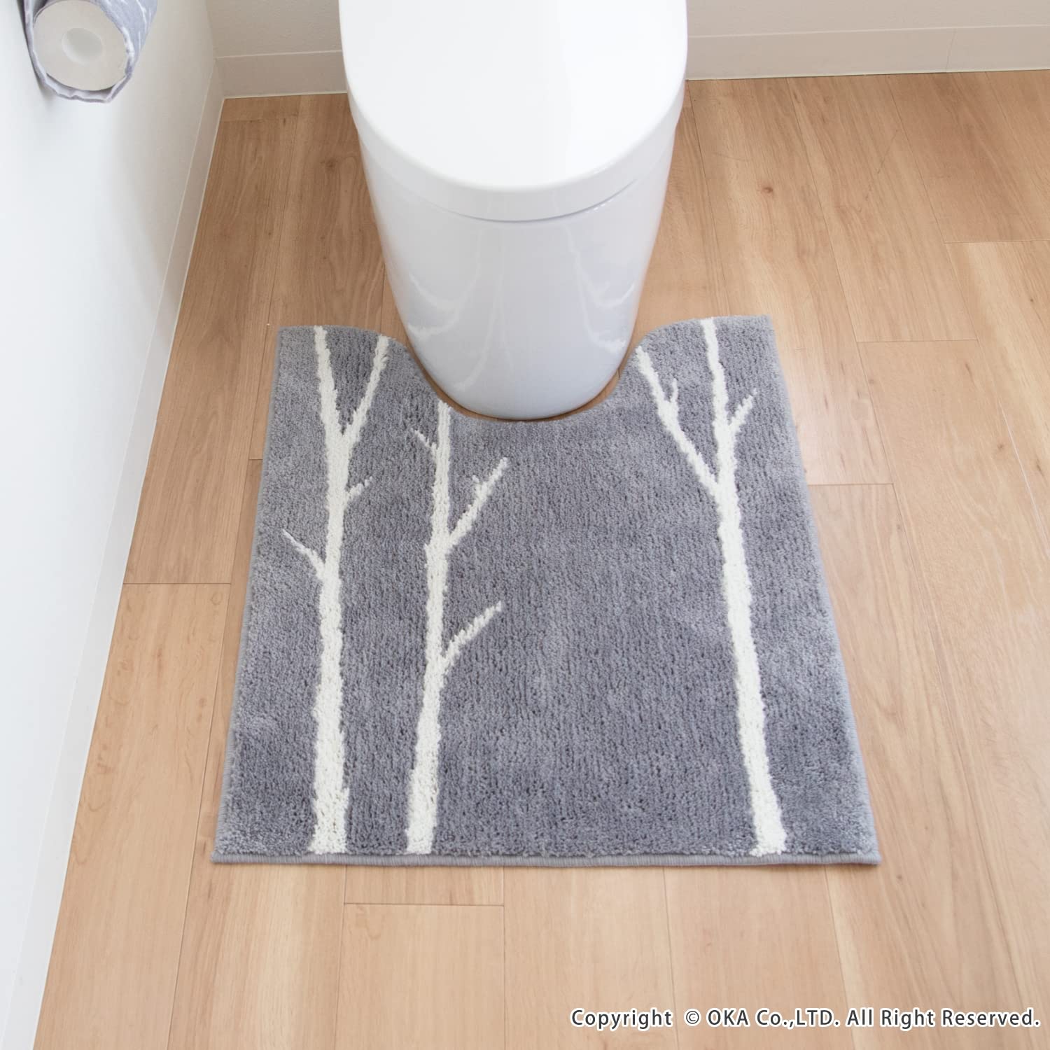 Amazon.co.jp: オカ(OKA) マトカ トイレマット 約75cm×63cm