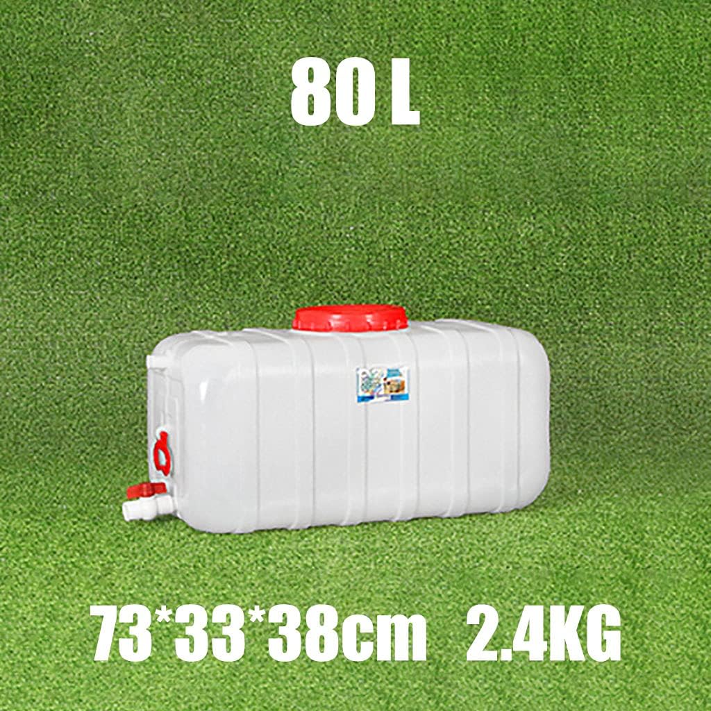 Water Tank 100L Camping Water Containers Camping & Hiking Water Storage Water Container Multifunctional Water Tank Large Capacity Water Storage Container Drinking Storage Bucket(Size:80L)