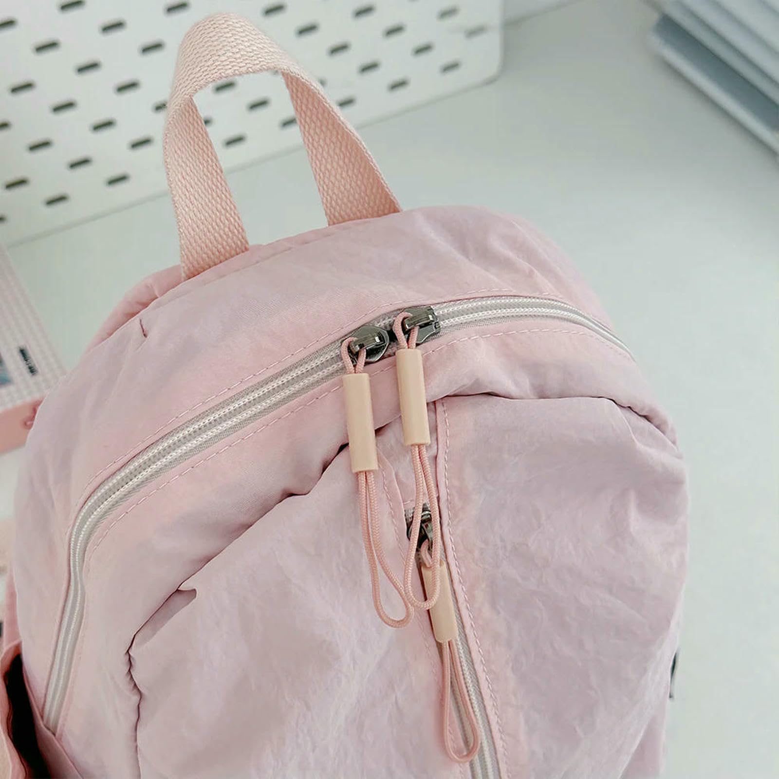 Zaino Leggero E Minimalista, Elegante Durevole da Viaggio Unisex per Escursionismo, Uomo Donna, Uso Quotidiano All'aperto-Cachi