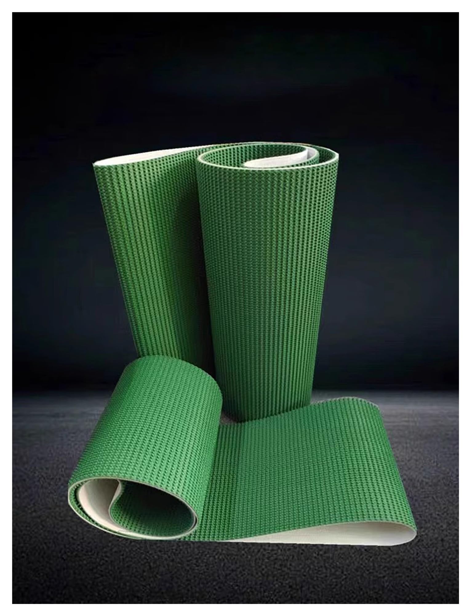 Cinta transportadora de PVC de 350x50 cm para procesar granos en plantas