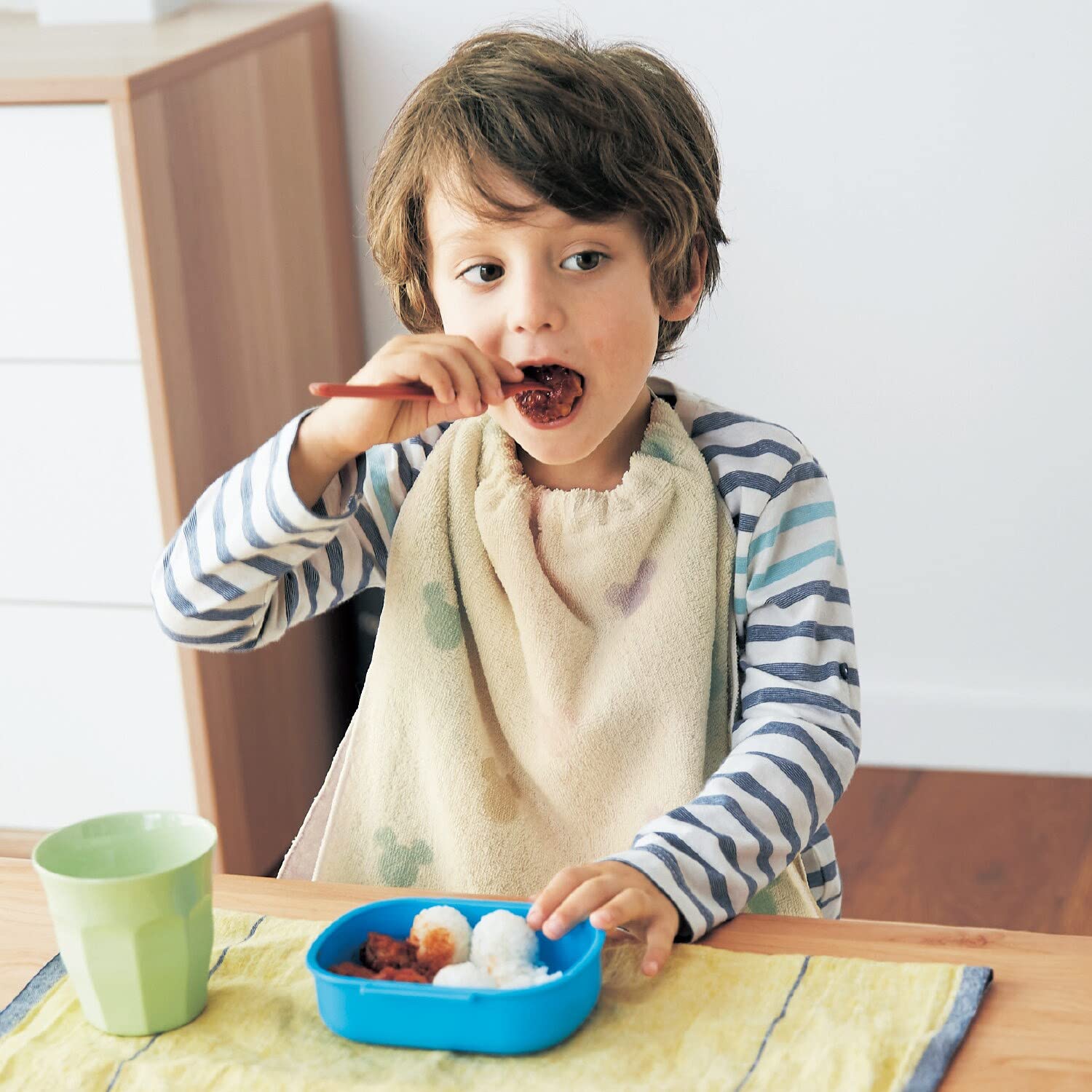 Amazon.co.jp: [ベルメゾン] ディズニー タオルエプロン セット 2枚  