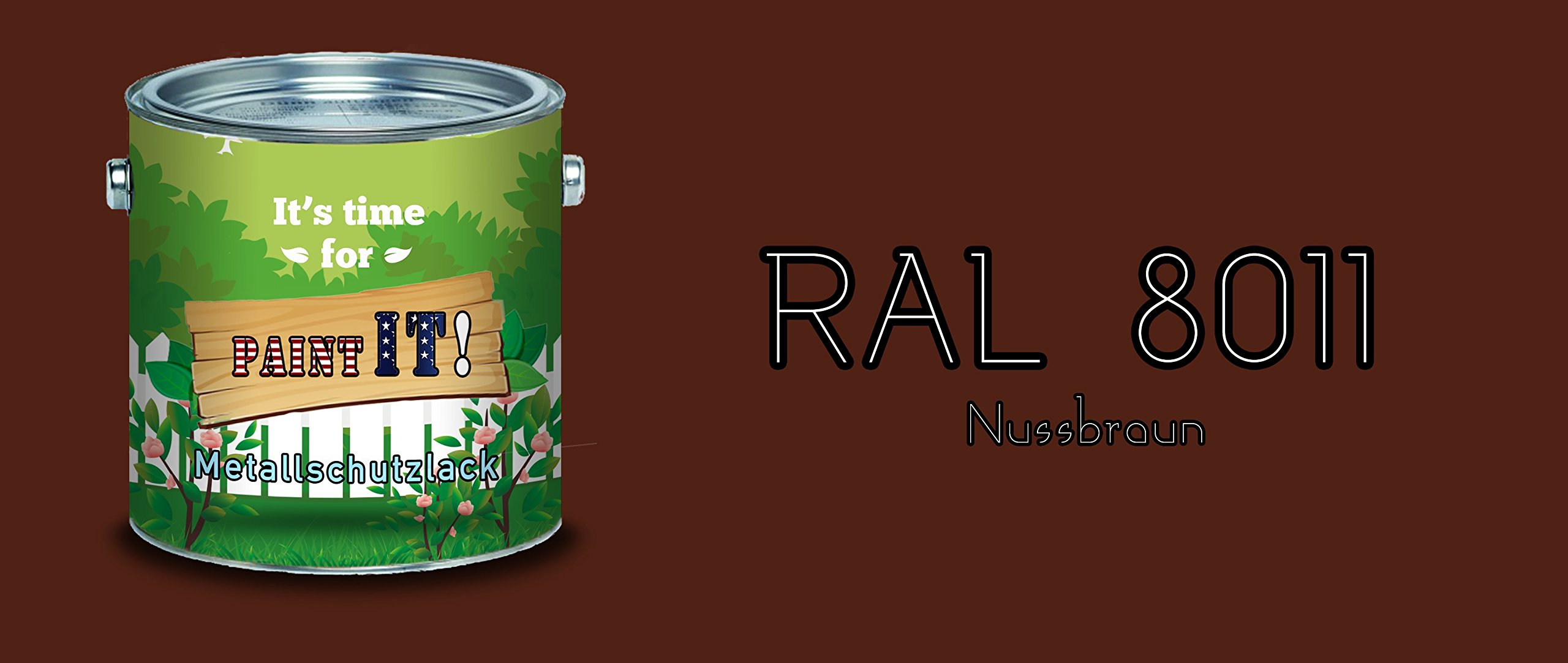 FARBENLÖWE pintura para metal exterior 3en1 - Protección antioxidante, imprimación y capa de acabado - pintura para metal exterior 3en1 - apto zinc, aluminio, hierro, acero y Paint IT!