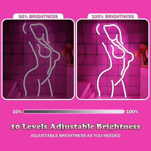 Miniatura 4 de Letreros de neón regulables para mujer, letreros de neón LED para decoración de dormitorio, bar, hombre, cueva, habitación, pub, tienda, club,