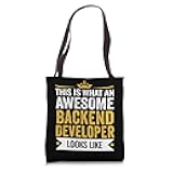Funny Appreciation This is an Awesome Backend Developer Tote Bag