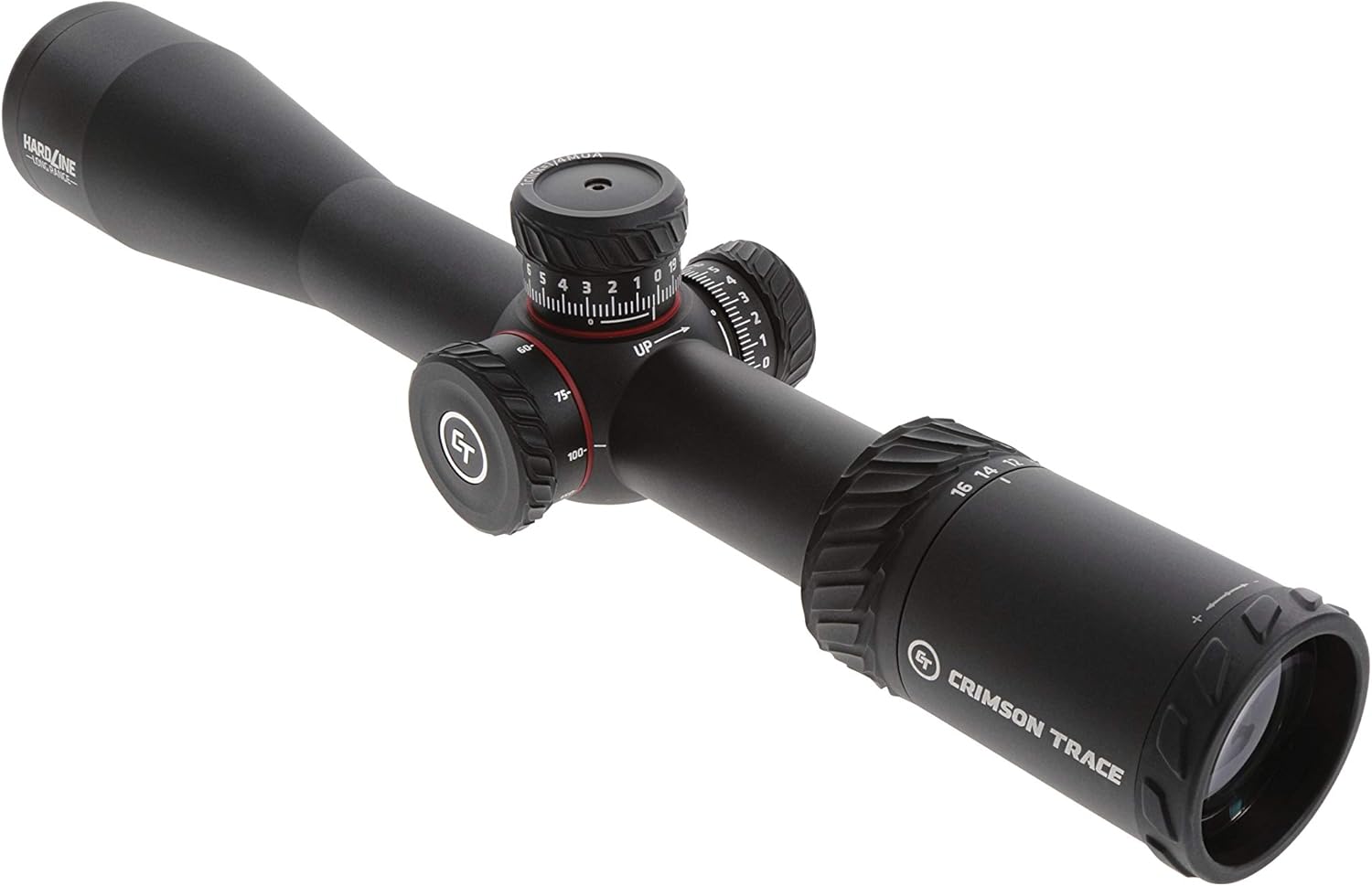 Crimson Trace Hardline Riflescope with Lightweight Solid Construction, Scope Caps and Lens Cloth for Hunting, Shooting, Tactical and Outdoor
