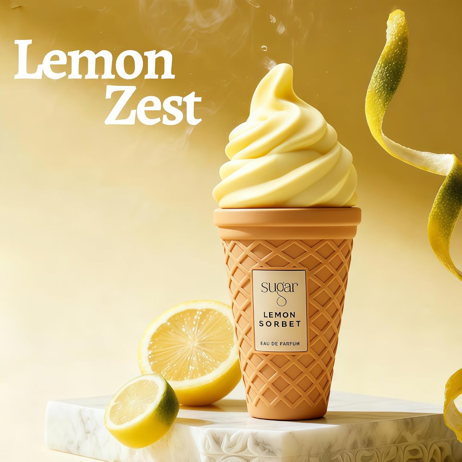 Lemon Sorbet Perfume for Women, Citrus Gourmand Scent with Lemon & Vanilla, Long Lasting Fresh EDP for Daily Use, Crisp and Natural 3.4 Fl Oz - Image 7