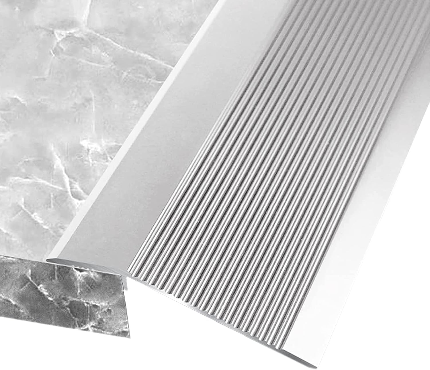 Floor Transition Strip Aluminum Floor Transition Strip Reducer Flute, Extra Wide Lightweight Thresholds Ramp Carpet to Tile, for Front Door Balcony Doorways (Color : Red, Size : Lo