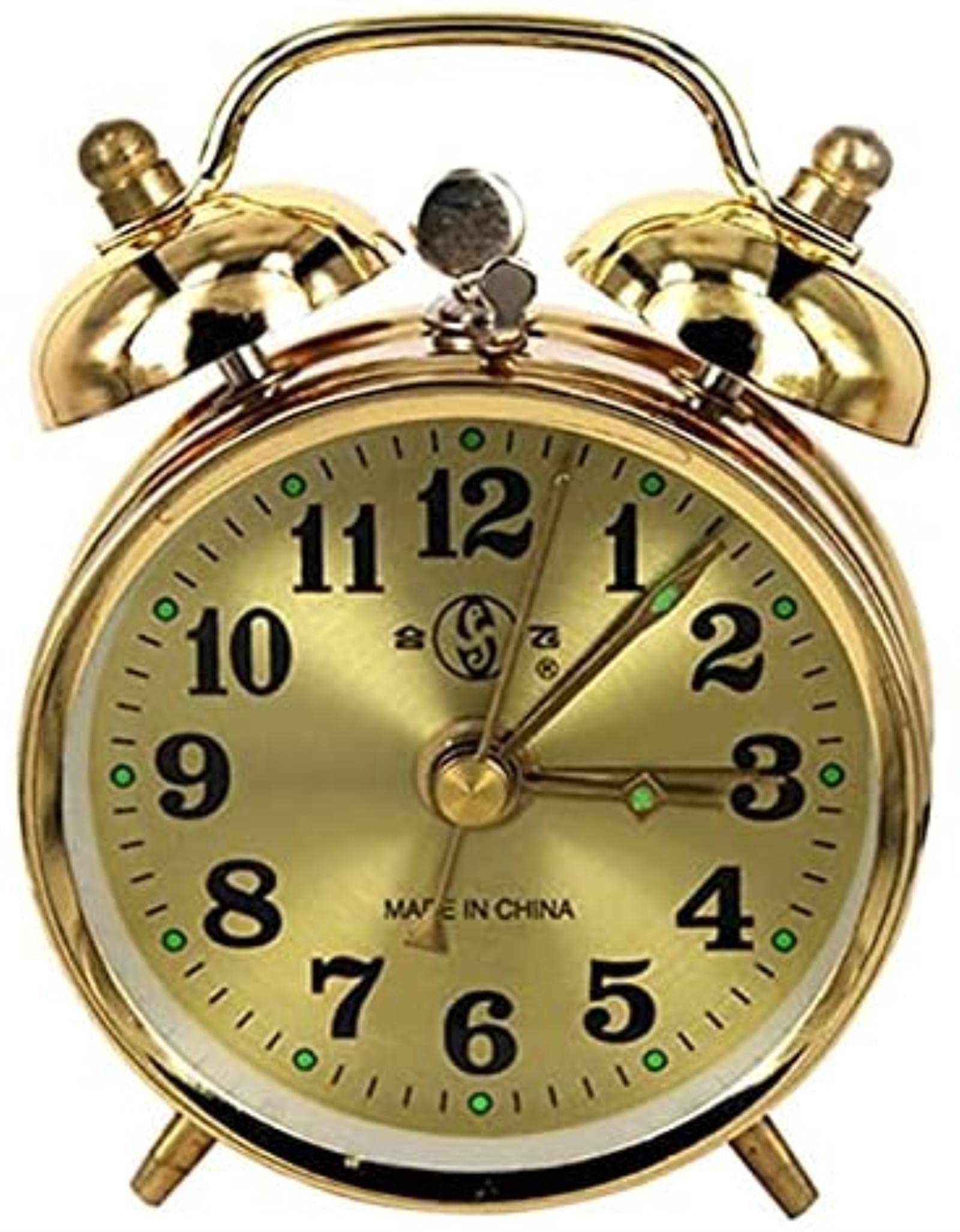 Playing bedroom? Mechanical Player Clock Hot Nal? Manual wrapping vintage metal watch from behind? Double Zilli Clock with Projector Modern New 1