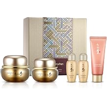 Sooryehan Boyun Cream Gift Set (5.24 fl oz) - Luxury Korean Skin Care, Red Ginseng Toner, Emulsion, Cleansing Foam &amp; Moisturizer Cream , Deep Hydration