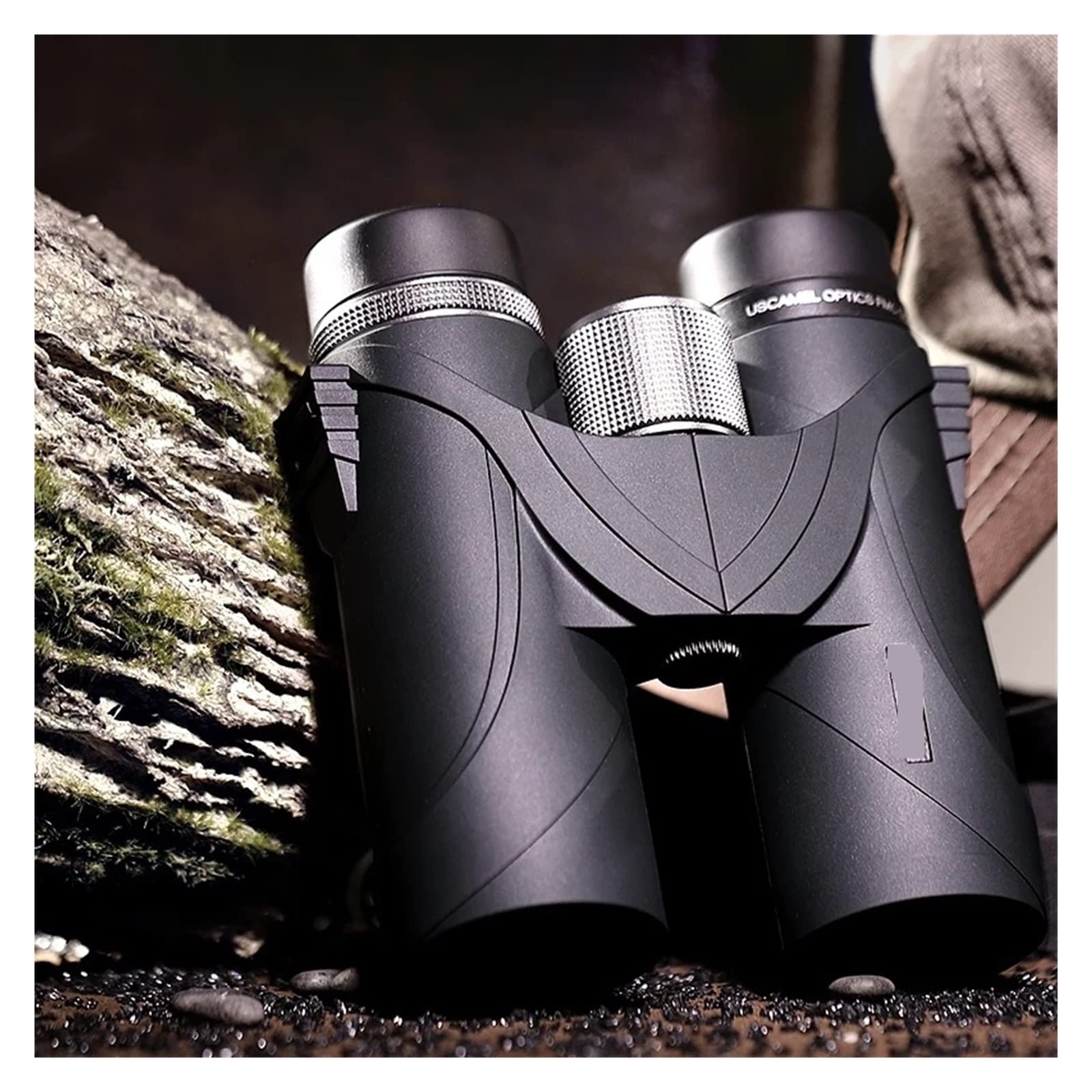 YSJNGF HD 10x42 BAK4 Binolets Wysoka Telescope Adapter statywu do polowania kemping na świeżym powietrzu, zielony