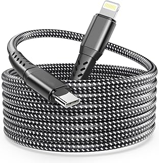USB C to Lightning Cable 10ft, YEONPHOM MFi Certified Type C to Lightning Cable Extra Long iPhone Charger Cord Power Deliv Price In India