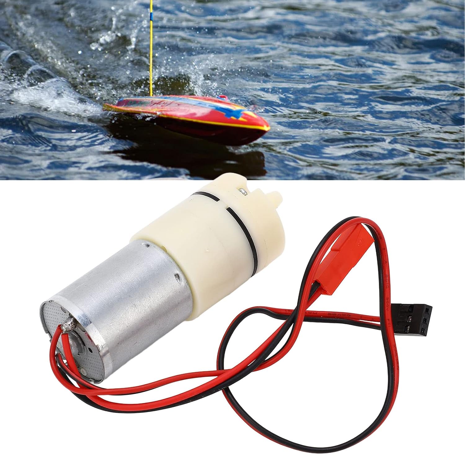 Water Cooling Pump, Efficient Miniature DC Pump with Multiple Sizes 15mm 26mm 40mm for RC Model Boat Enthusiasts and Marine Hobbyists image 5
