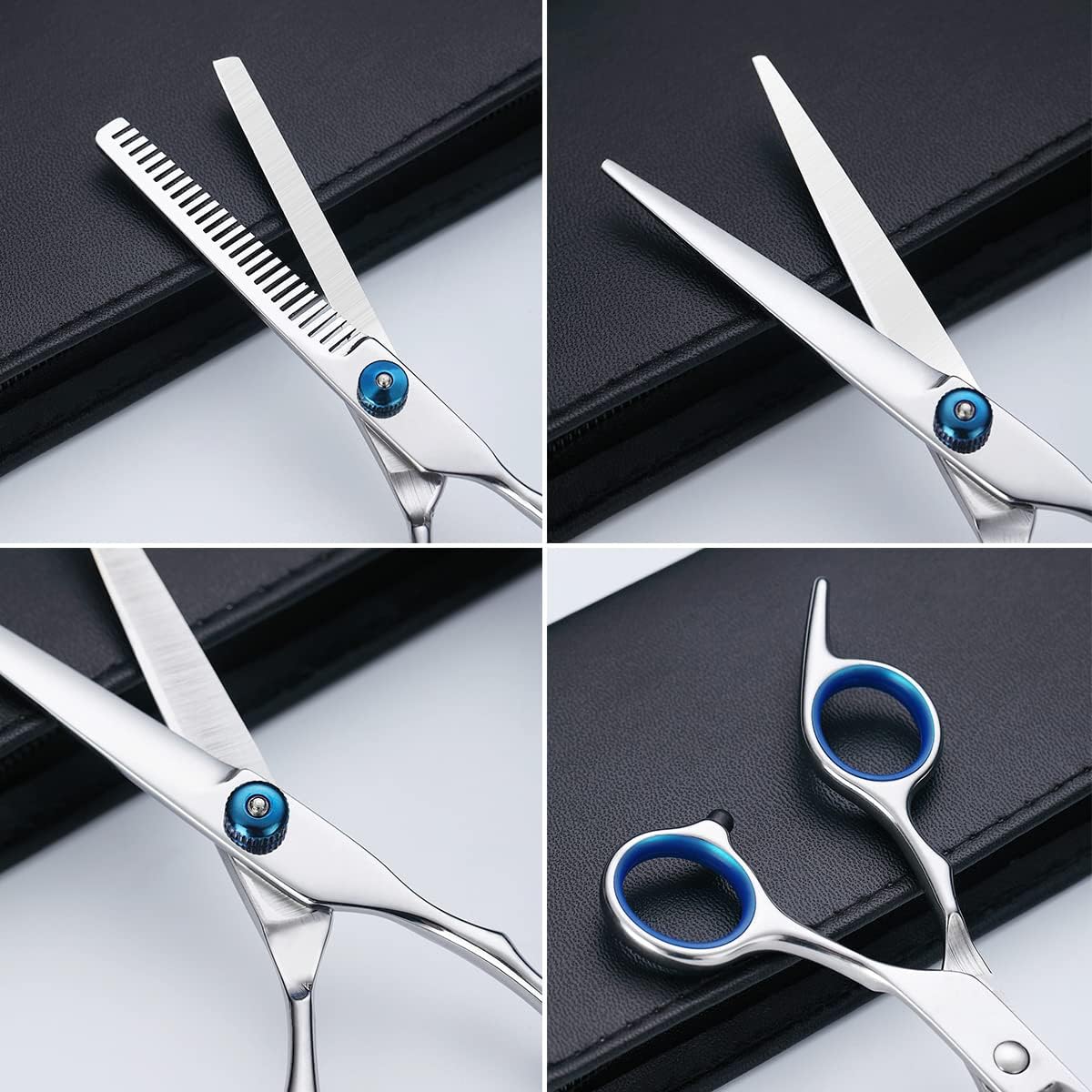 Kyraton Professional Barber Hair Scissors Shears Set with Cutting