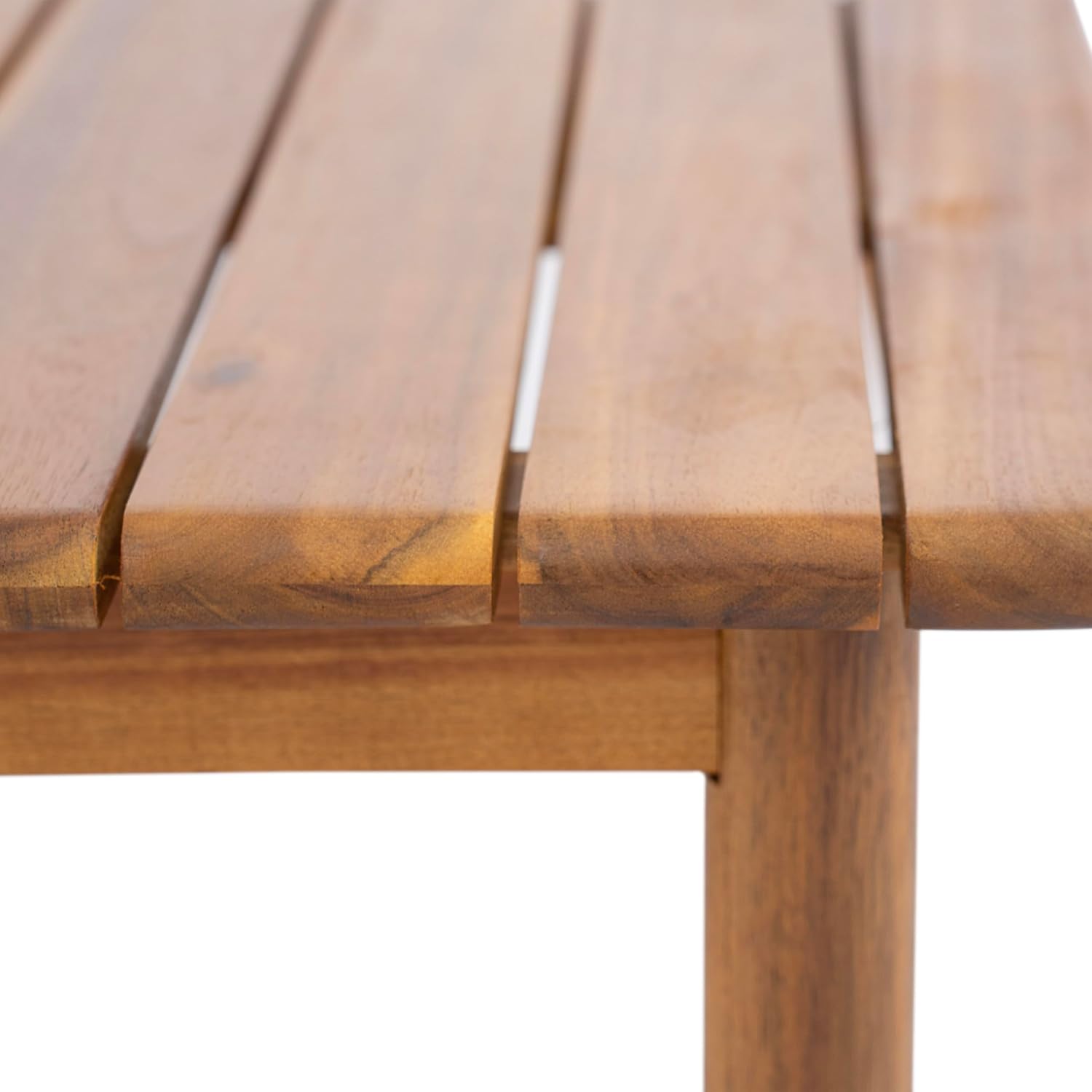 Christopher Knight Home Canape Acacia Wood Outdoor Coffee Table, Modern Coffee Table for Patio Furniture Set, Weather-Resistant Wood Coffee Table with Slat Panel Design, Teak