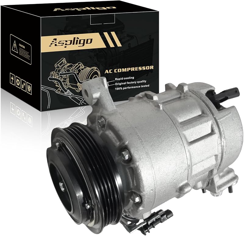Compressor de ar-condicionado com embreagem Aspligo CO 29134C para Silverado 1500 e Sierra 1500 – 1 unidade